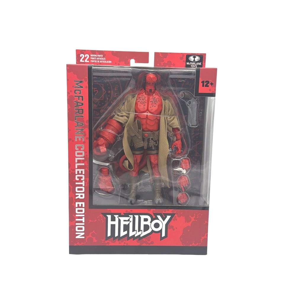 McFarlane Hellboy Action Figure Dark Horse Collector Edition 7inโ 22 Articulated